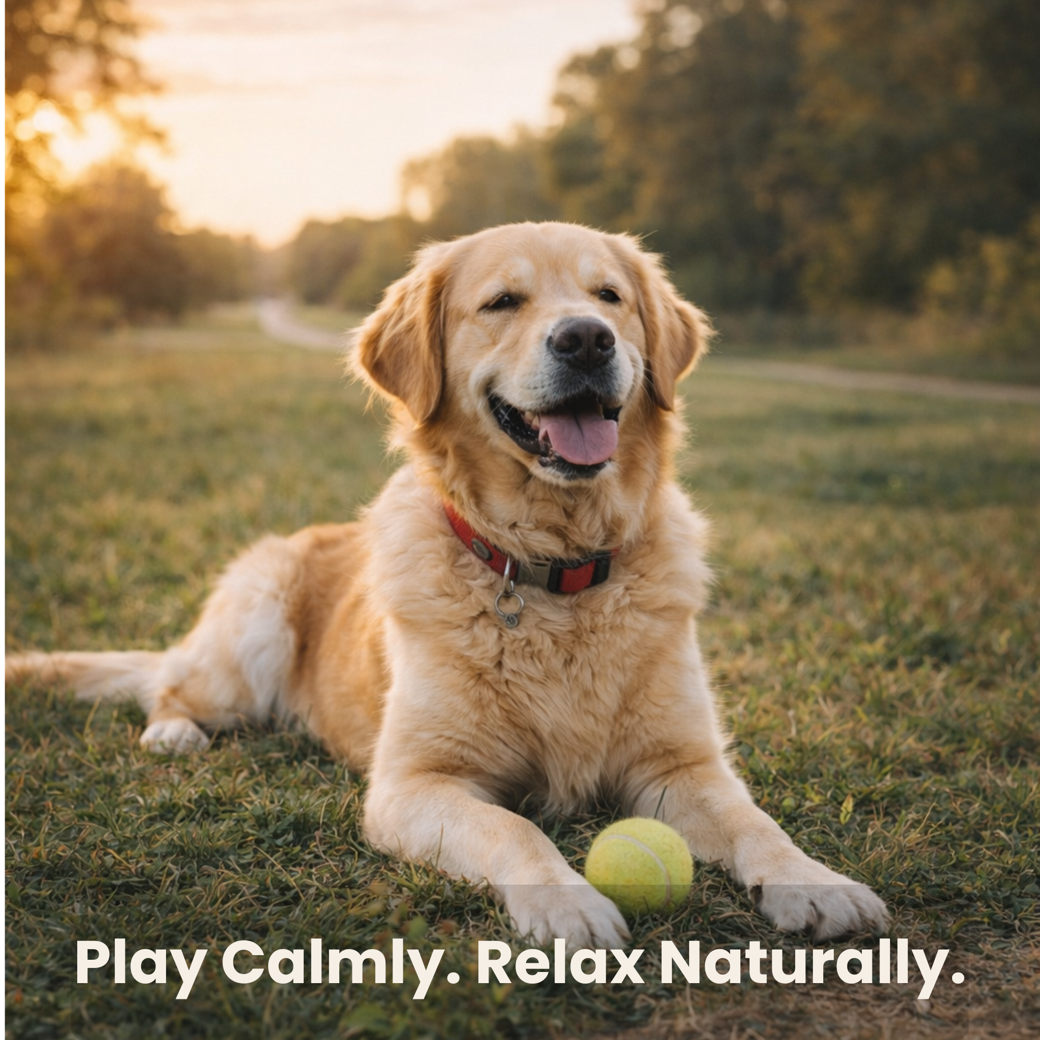 NuviaPup™ Calming Ball – Emotional Support Tennis Ball for Anxious Dogs