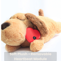NuviaPup™ Heartbeat Comfort Plush – Calming Companion for Dogs