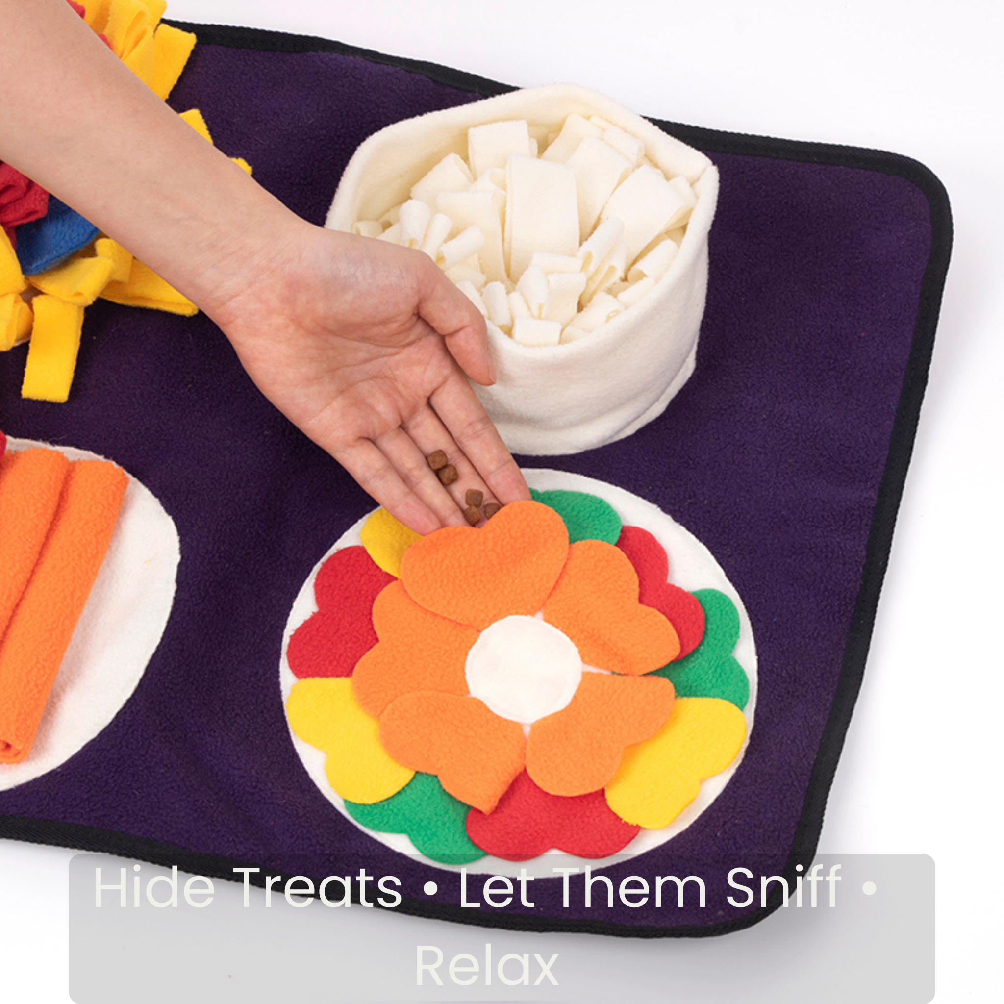 NuviaPup™ Italian Feast Snuffle Mat – Interactive Foraging &amp; Anxiety Relief Mat for Dogs